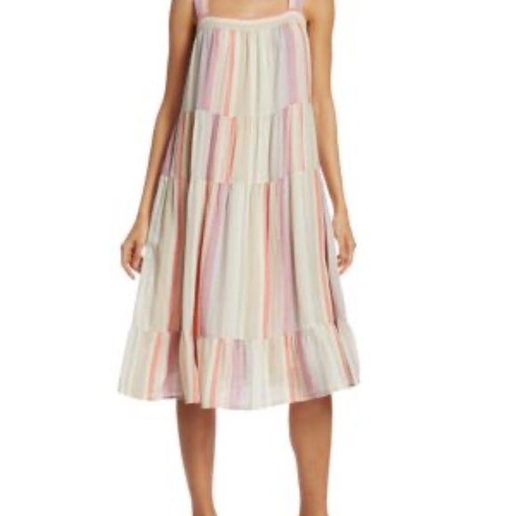 Rails Multicolor Striped Midi Dress - Picture 3 of 8